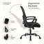 Ensemble de bureau à domicile et de chaise, bureau debout réglable moderne avec chaise ergonomique en filet-1384887377