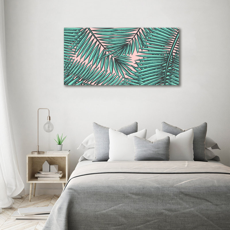 Leaves Of Palm - Wrapped Canvas Print