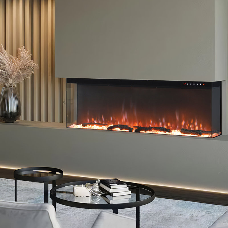 Belfry Heating 127cm W Electric Fireplace with 5120 BTU