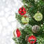 20 boules de Noël décoratives, boules de suspension de 2,36 pouces, ornements de suspension décoratifs en plastique incassable