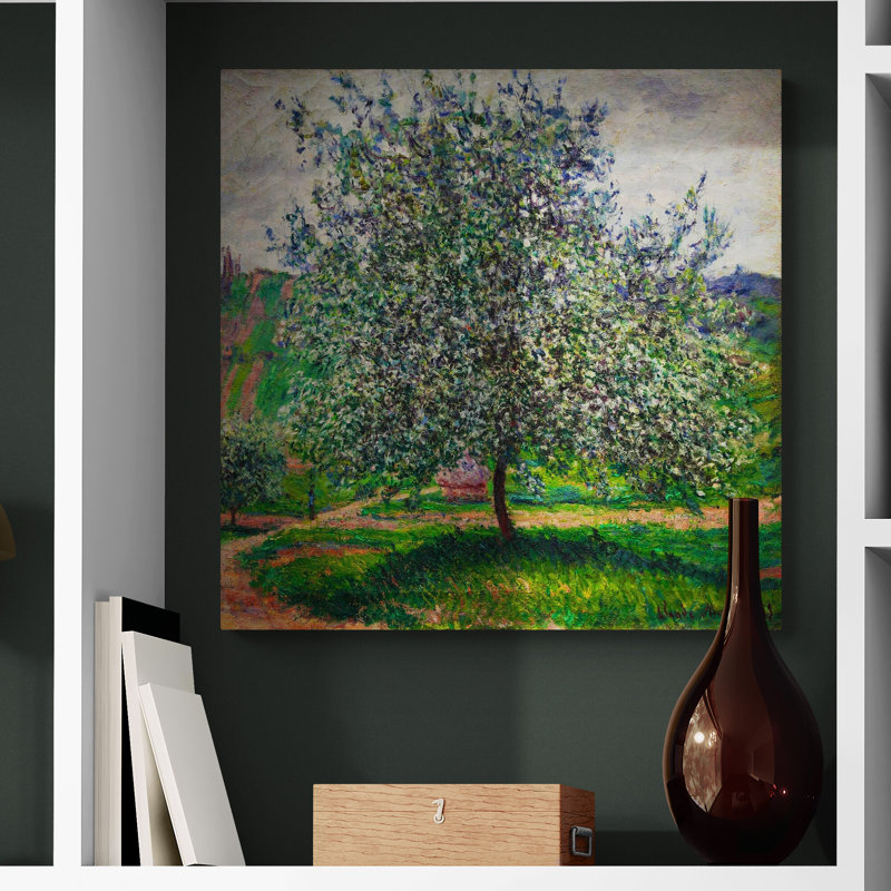 The Apple Tree by Claude Monet - Wrapped Canvas Art Prints, 30cm H x 30cm W