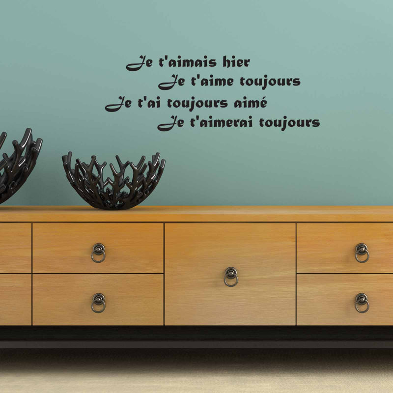 Text & Numbers Wall Decal