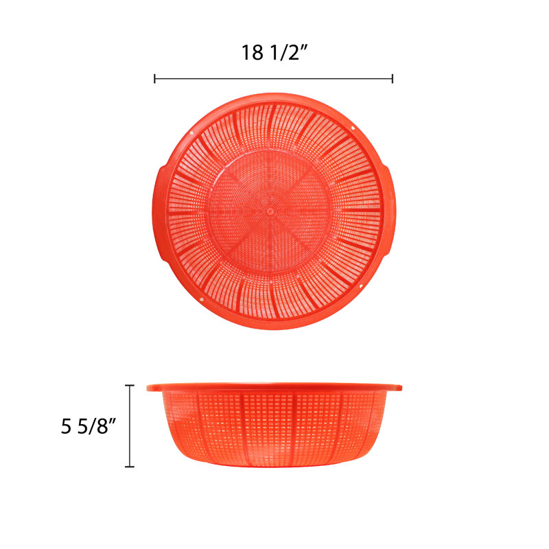 Thunder Group Inc. 2 - Piece Plastic Colander Set