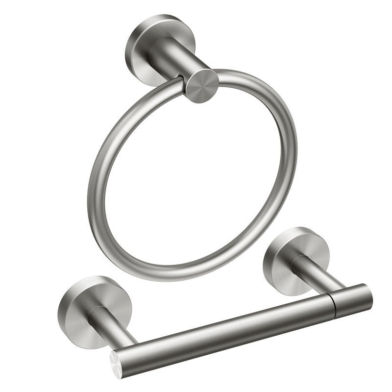 Celestine 2 - Piece Bathroom Hardware Set, Brushed Nickel