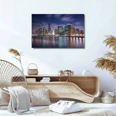«City Night», reproduction d'art sur toile, ensemble de 1