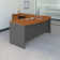 Series C 72W Bow Front L Shaped Desk with 48W Return and Mobile File Cabinet
