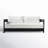 Everlee Metal 3-Piece Sofa Seating Group with Sunbrella Cushions