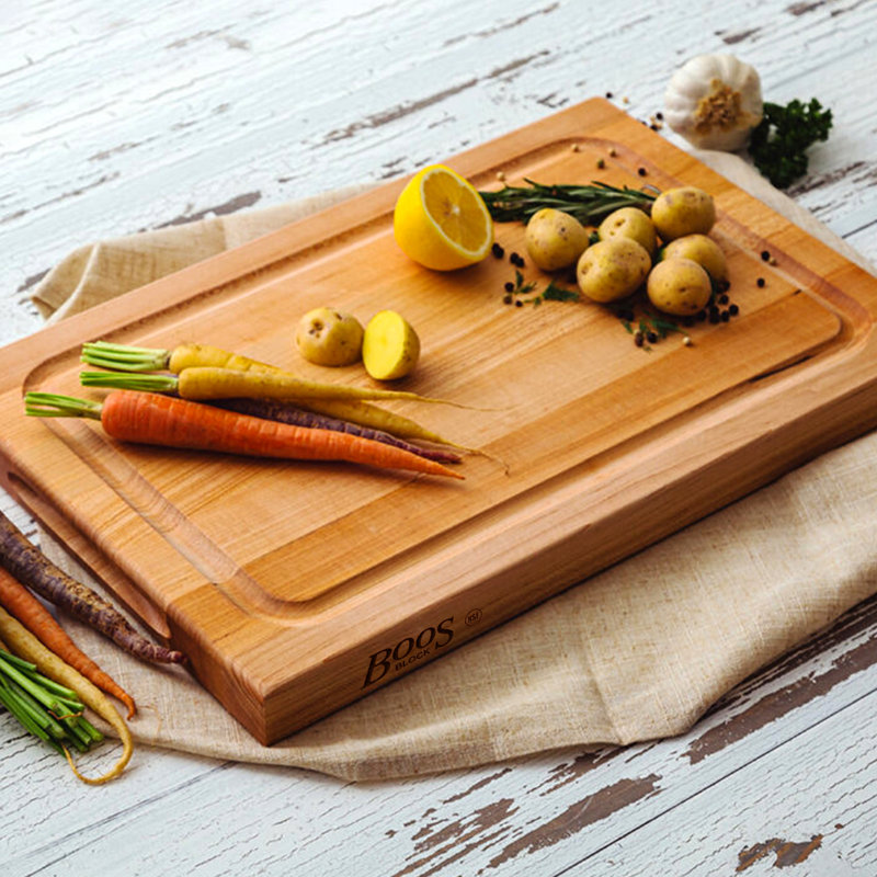 John Boos Reversible Cutting Board, Maple, 18" x 12"