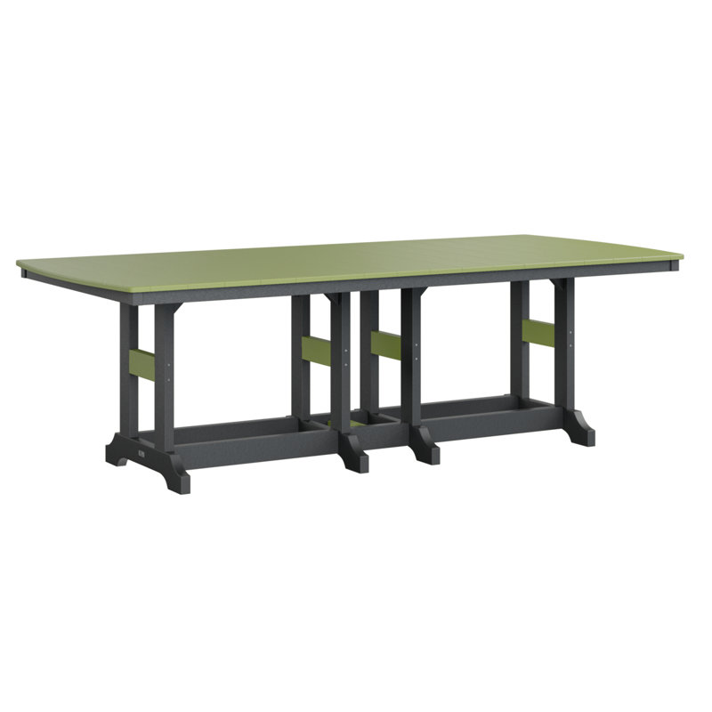 Garden Classic Outdoor Bar Table, Kiwi Green, Black