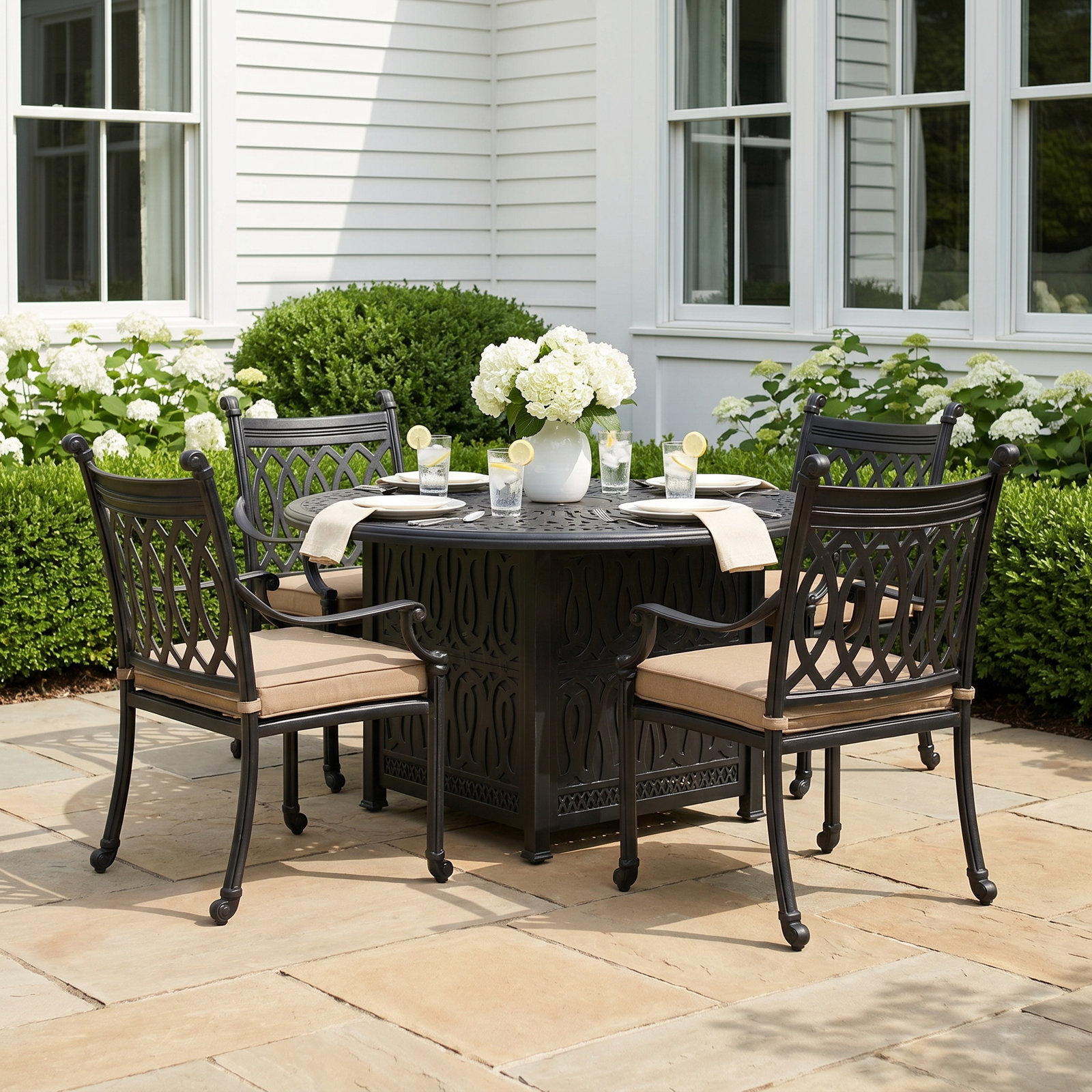 Brockport 52" Sunbrella® Patio Dining Set