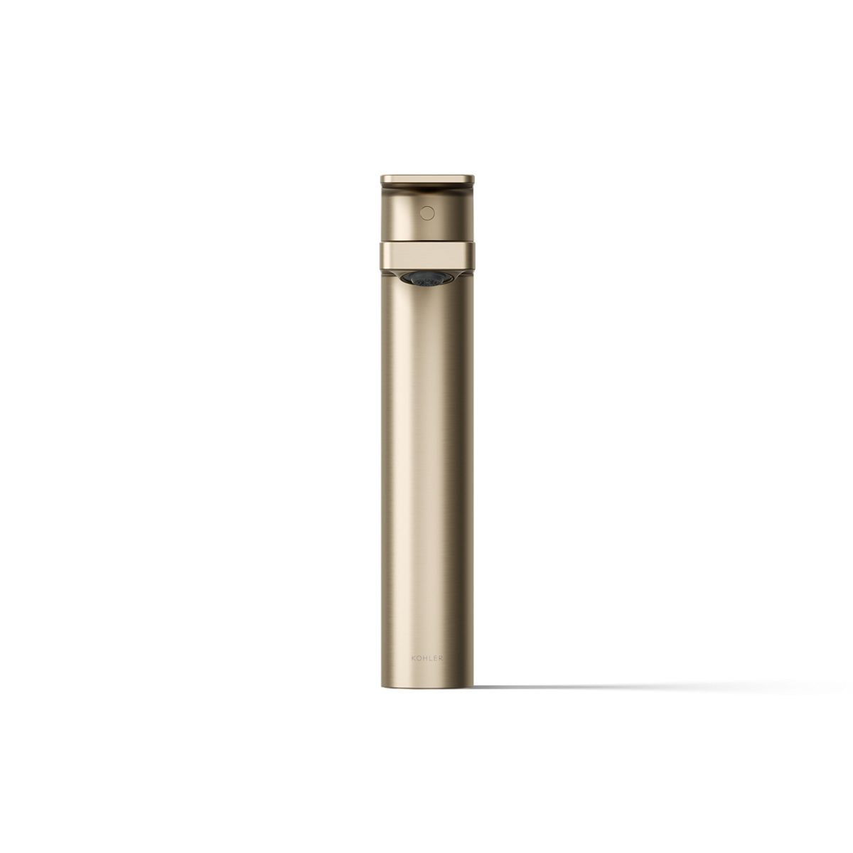 Parallel Tall Single-Handle Bathroom Faucet, Vibrant Brushed Modern Brass, 0.5