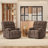 Heald 40.94"W Upholstered Swivel Rocker Recliner-1192282530