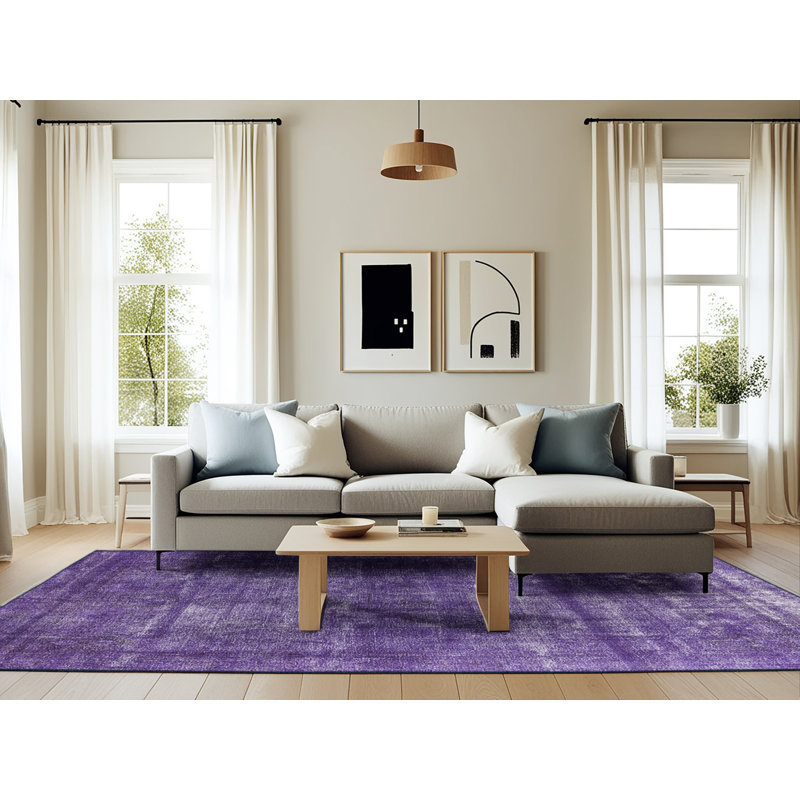 Tapis oriental mauve, Rectangle 6 pi x 9 pi