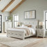 Vertou Queen Storage 4PC Bedroom Set In Antique White