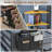 Twin Over Full L-Shaped Metal Bunk Bed with Desk and Storage Drawers-1577289581