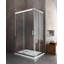 Geziena Rectangle Walk In Shower Enclosure - 70X80 Cm