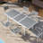 83" Long Aluminum Dining Table Extension Table-105703372