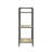 Antique Oak & Sandy Gray Finish Bookshelf