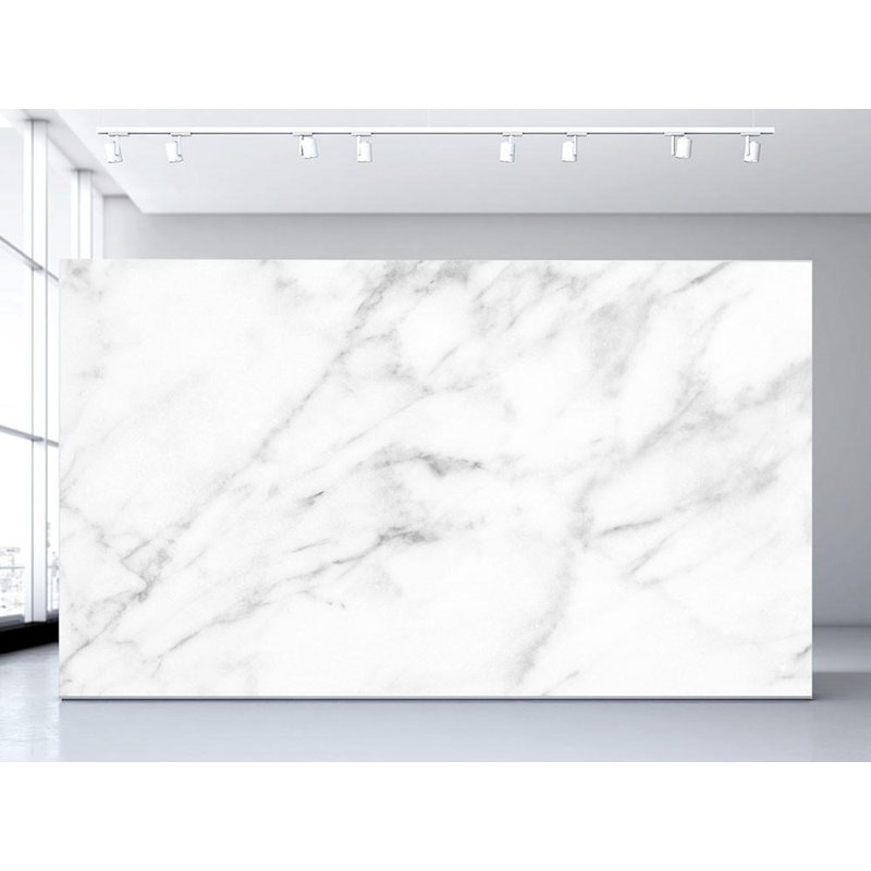 Carrara Marble Marble Wallpaper by Jamie Graney, 96" W x 144" L