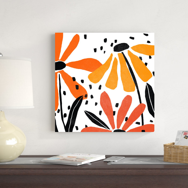 Jardin moderne en papier I, H 20 po x l 20 po