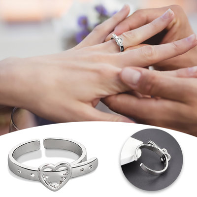 Belt Ring Women's Fashion Personality Design Sense Versatile Finger Ring, Ring Ring, Adjust Opening