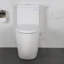 Toilette allongée moderne à double chasse avec siège à fermeture douce KDK Home