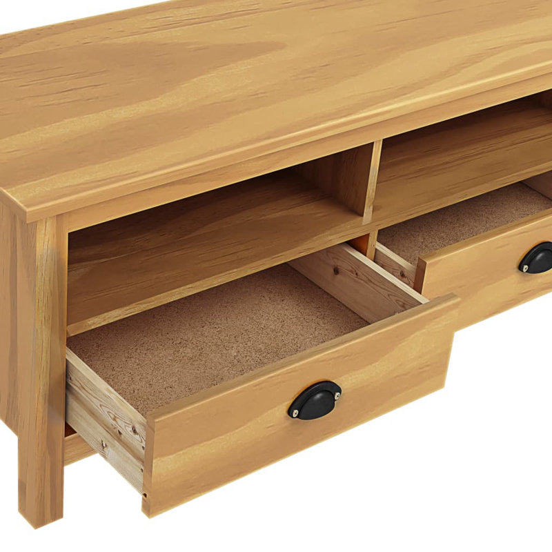 Mickens Unfinished TV Stand for TVs up to 60", Brown