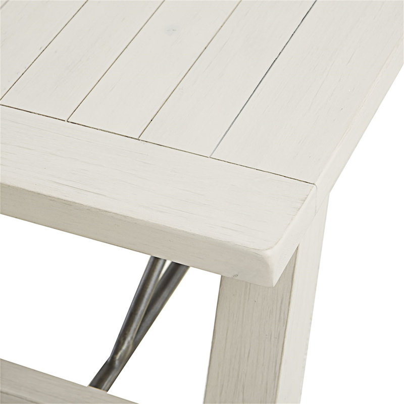 Dining Bench, Reclaimed White