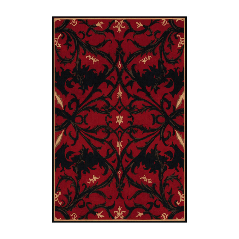 Baroque Halo Rug, Rectangle 2' x 3'