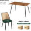 Ensemble de table rectangulaire Serene pour 4-581242771
