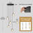 Hurleigh 5 - Light Dimmable Cluster Pendant Light with Crystal Globe Balls