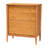 Lucera Mid-Century Bobbin Wood 4-Drawer Chest-957008657