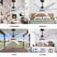 Ariella - Ventilateur de plafond à huit pales - DEL intégrée-103363387-103363391