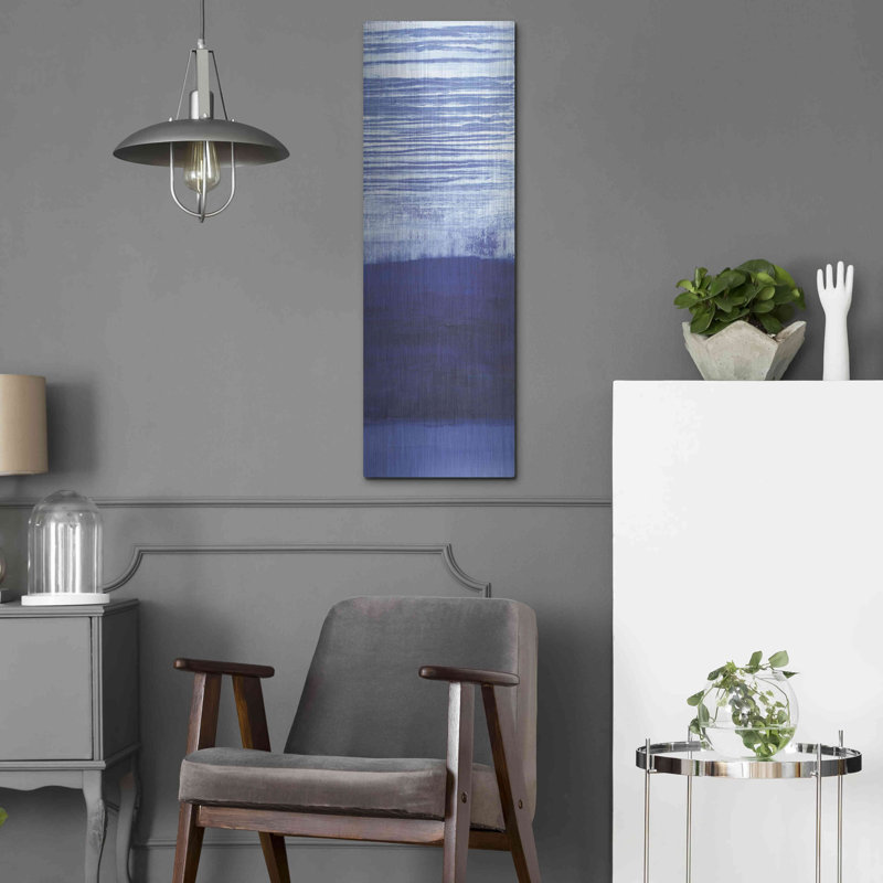 "Blue Haze III" par Jo Maye, H 48 po x l 16 po