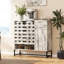 Console de bar 44,3 po avec portes et tiroir Vintage Rustic