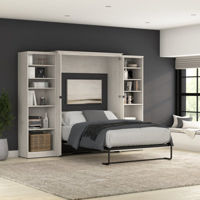 Murphy Bed With Shelving Units
