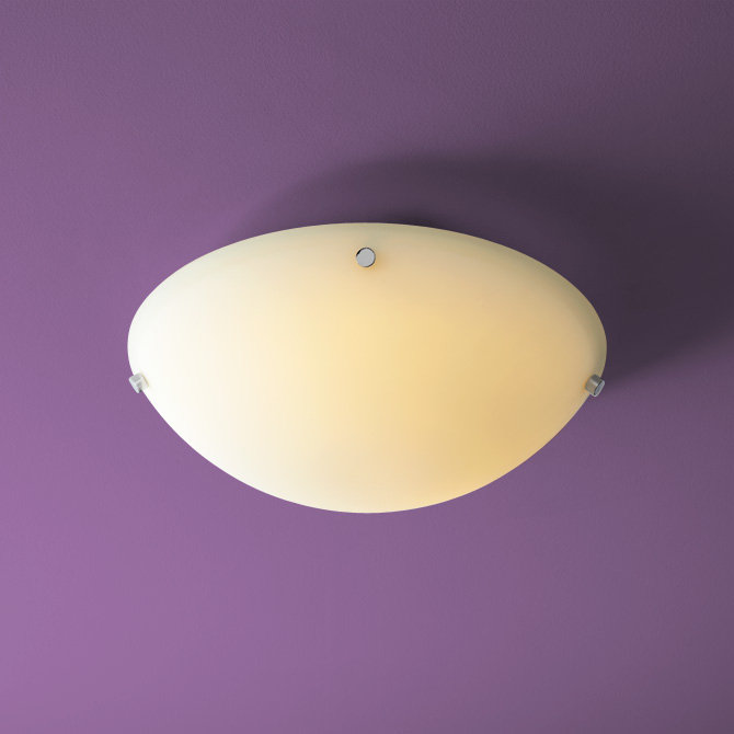 Plafonnier encastré 2 lumières Sunfire, Chrome poli
