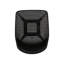 Chaise d'extérieur en polypropylène noir - Chaise Posey avec structure Posey