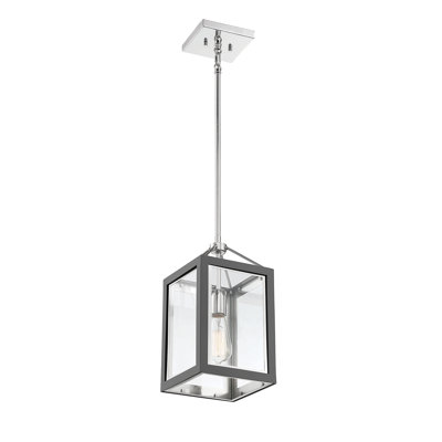 Luminaire suspendu rectangulaire 1 lumière Kentin
