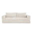 Canapé-lit futon convertible de 193 cm avec assise profonde et revêtement en velours côtelé nuageux-10355895