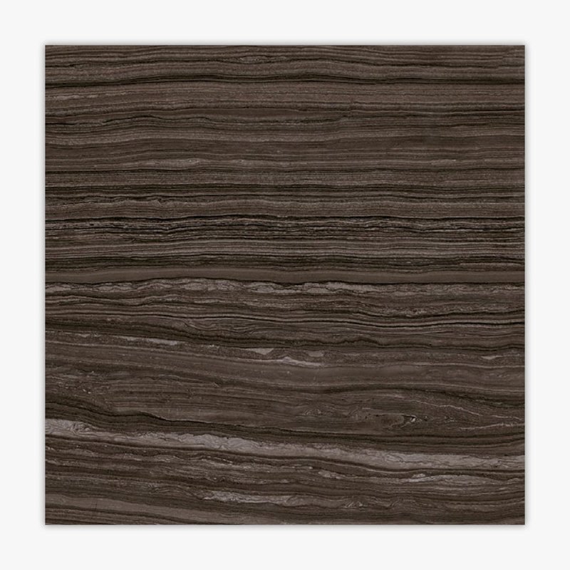 Carreau de mur et de sol en porcelaine 24 po x 24 po, Brun brillant