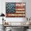 Declaration of Independence American Flag I - drapeau, art mural pour le salon