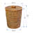 Everard Wicker/Rattan Manual Lift Trash Can-205466483