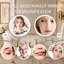 Miroir de maquillage mural rond en métal-135447520