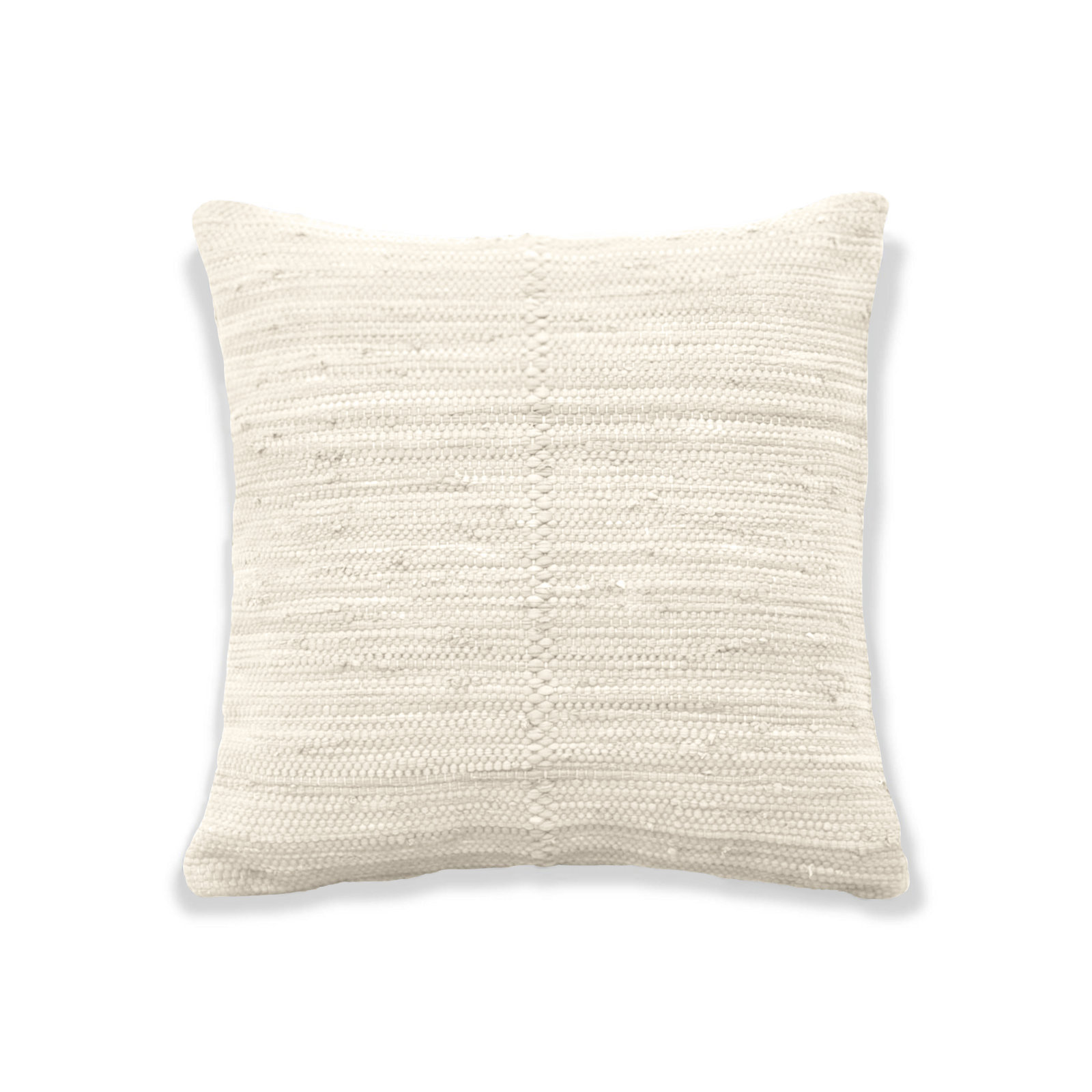 Cotton Pillow Cover, Heavy Cream, Square 20"