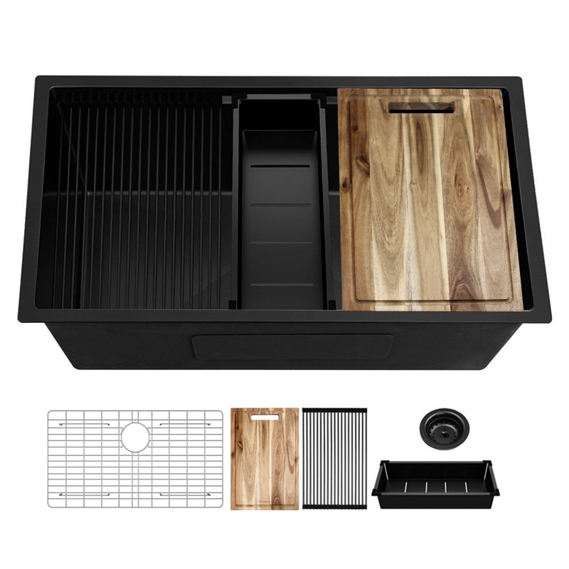 Évier de cuisine 32 "Ture Black