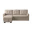 Canapé-lit modulaire réversible de 82 po avec méridienne réversible avec rangement-525653566