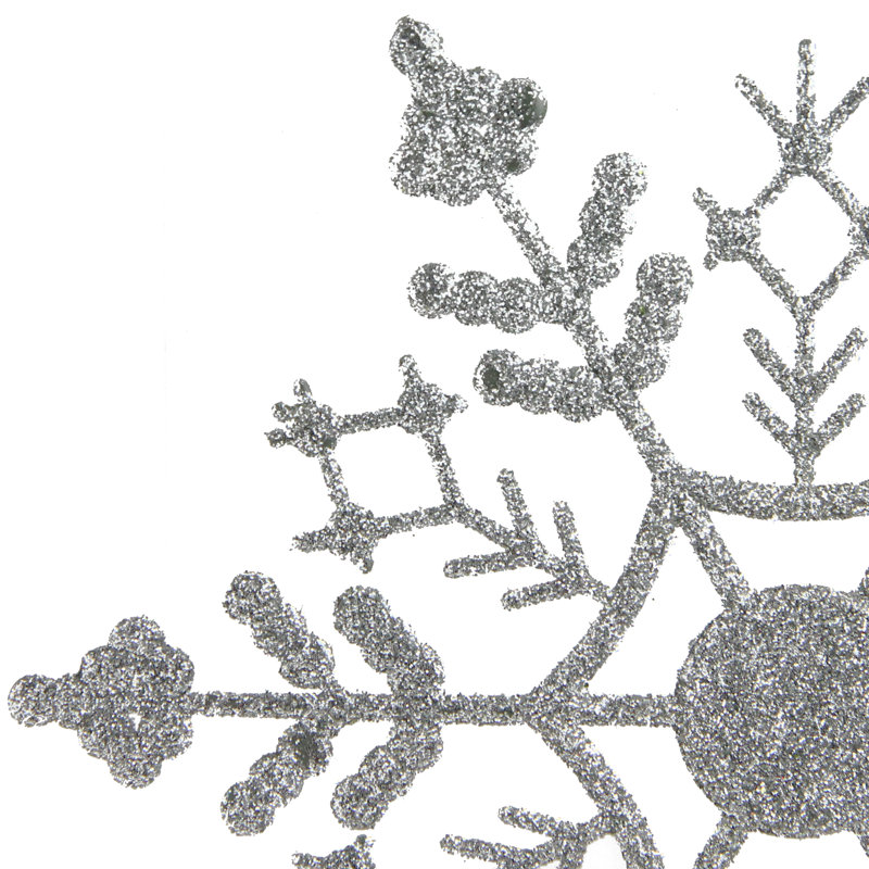Ornement de Noël flocon de neige, Splendeur argentée