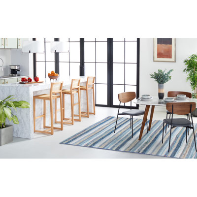Vesey Hand Woven Cotton Striped Rug