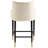 Tesoro Upholstered Counter Stool with Solid Wood Frame-48405273